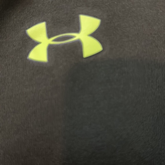 UNDER ARMOUR Men's ColdGear® Evo 1/4 Zip Top Green/Neon Yellow - Picture 3 of 7